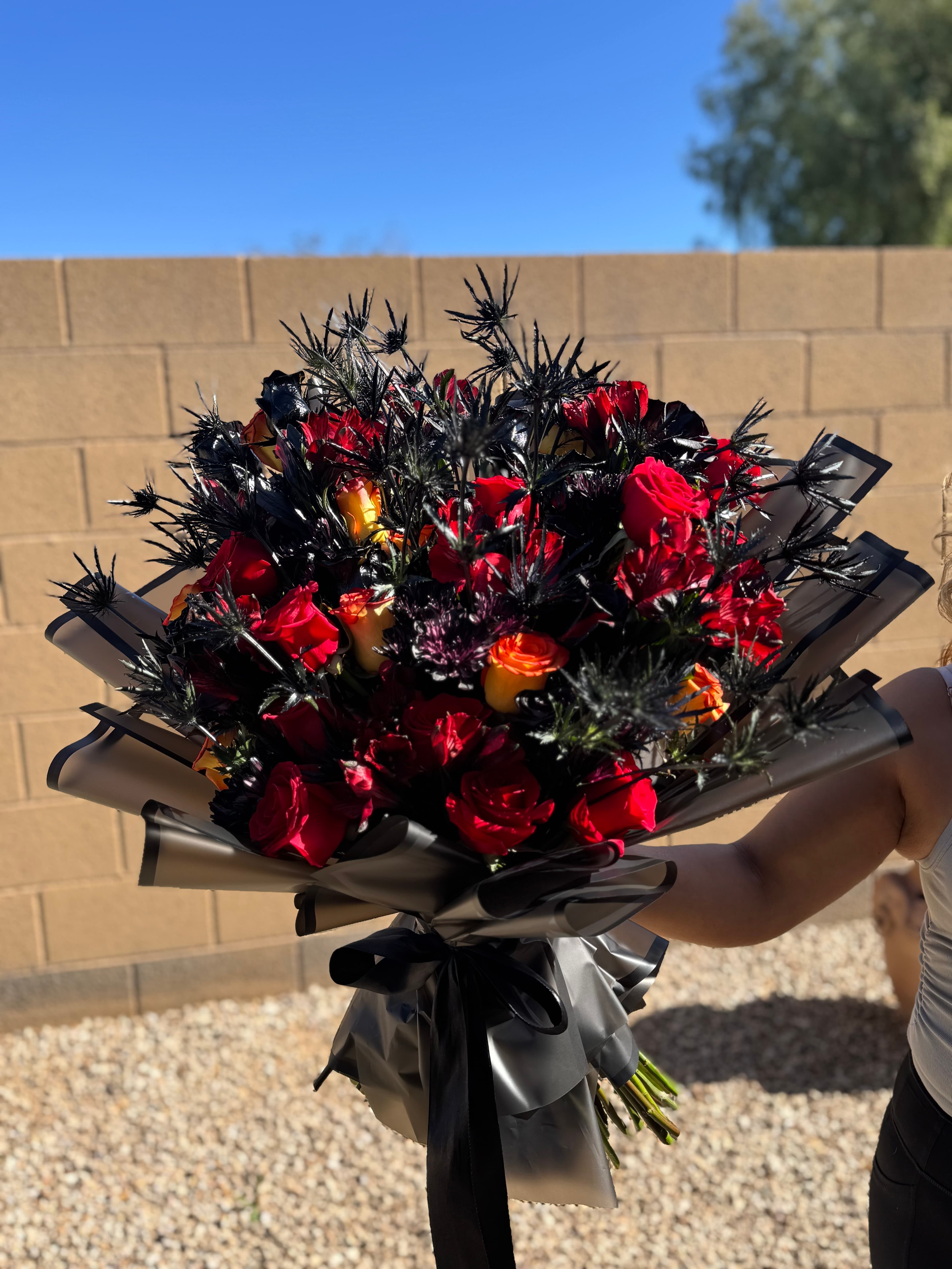 Red & Yellow Natural Bouquet