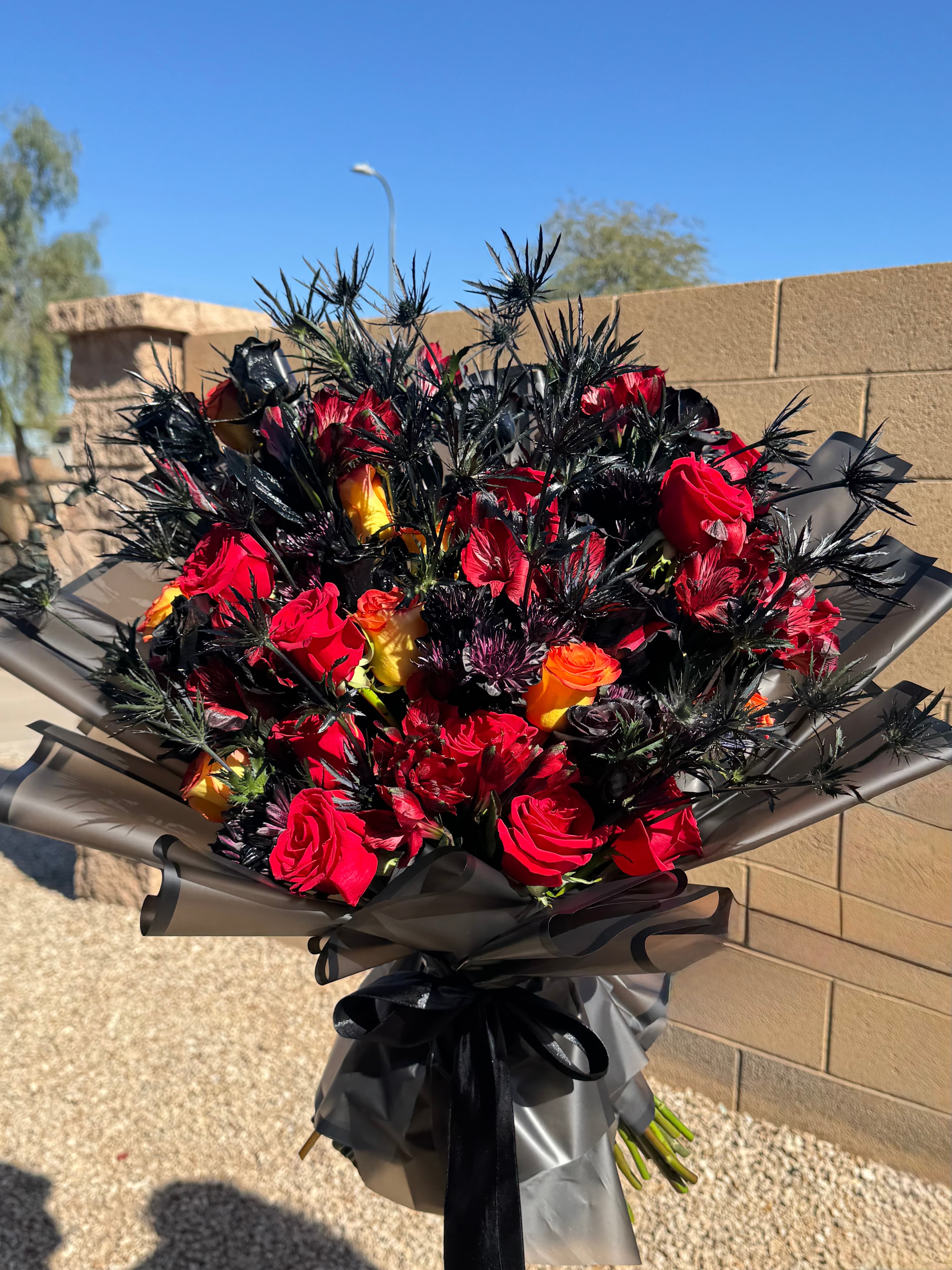 Red & Yellow Natural Bouquet thumbnail 2