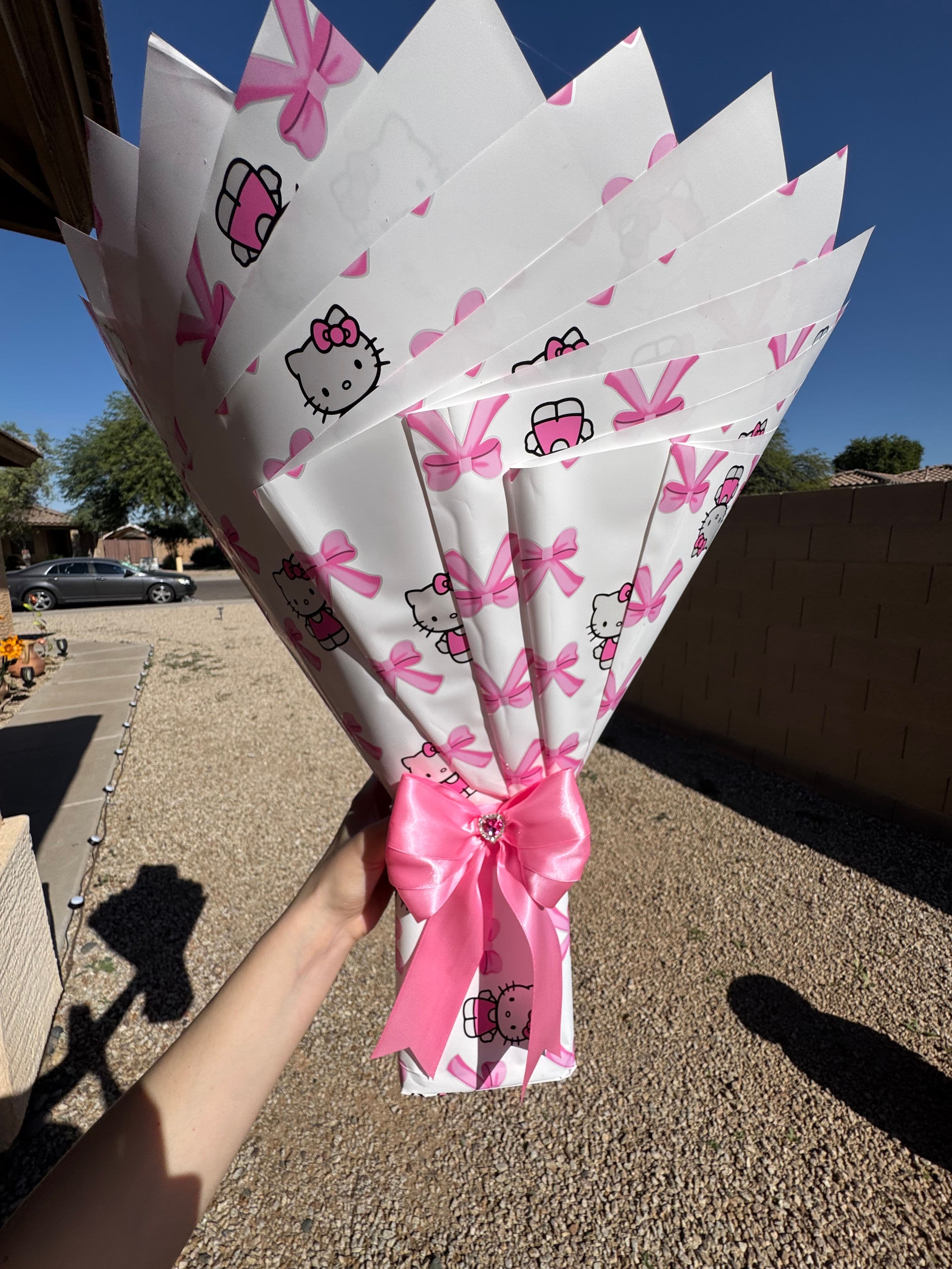 50 Artificial Roses Hello Kitty - photo 3