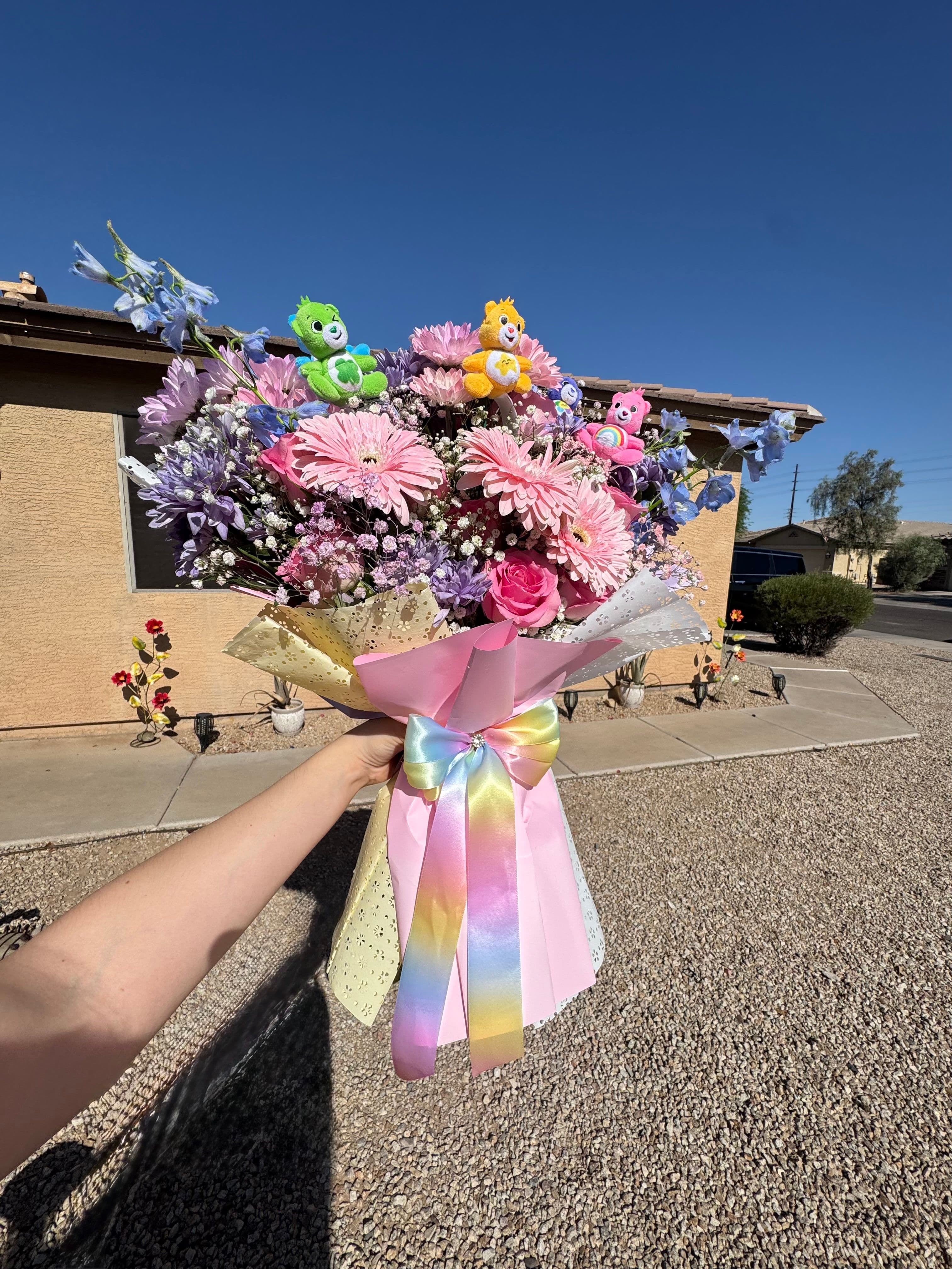 Care Bears Theme Flower Bouquet Mix Blooms - photo 3