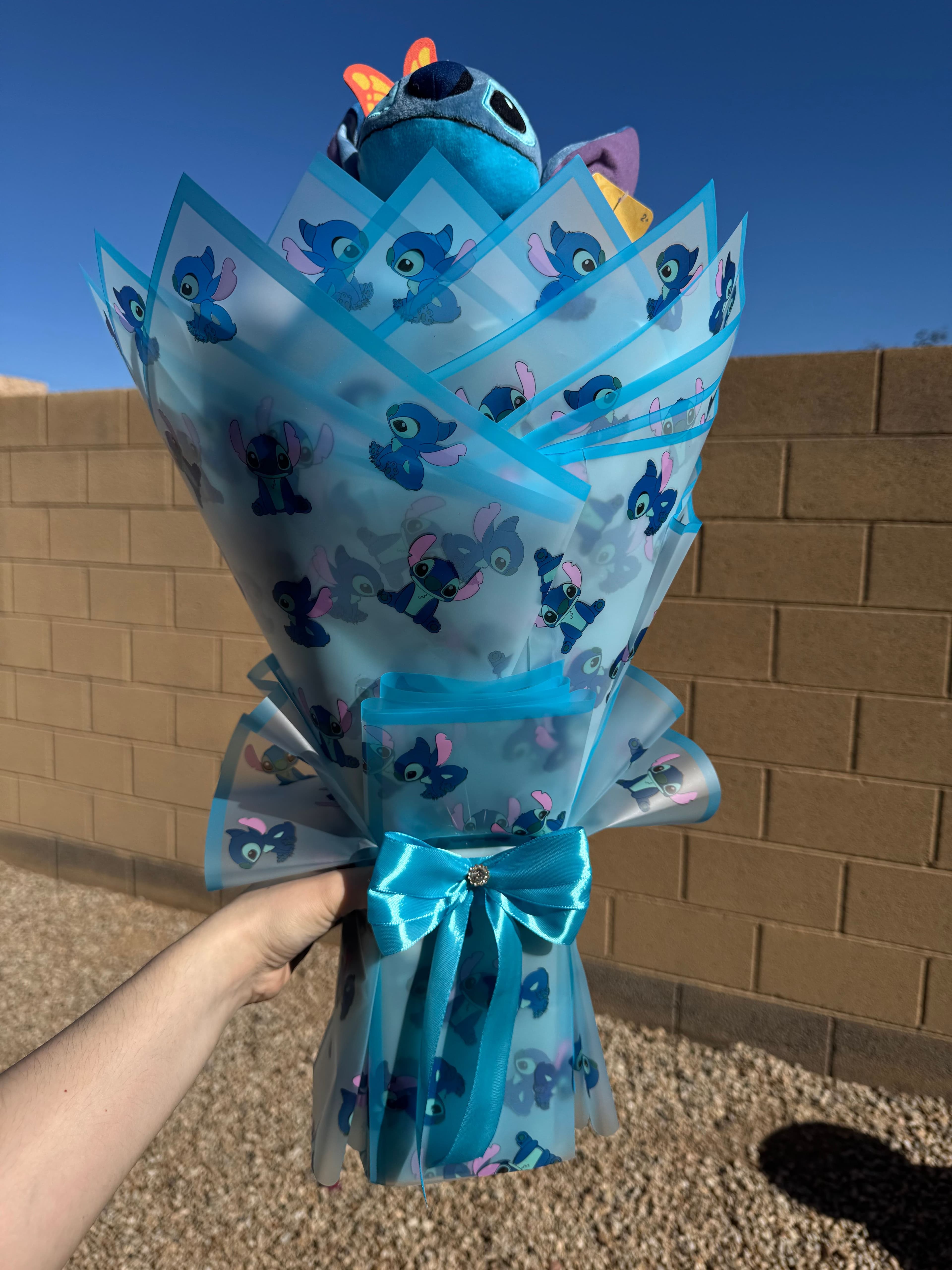 34 Blue & White Stitch Ramo - photo 2