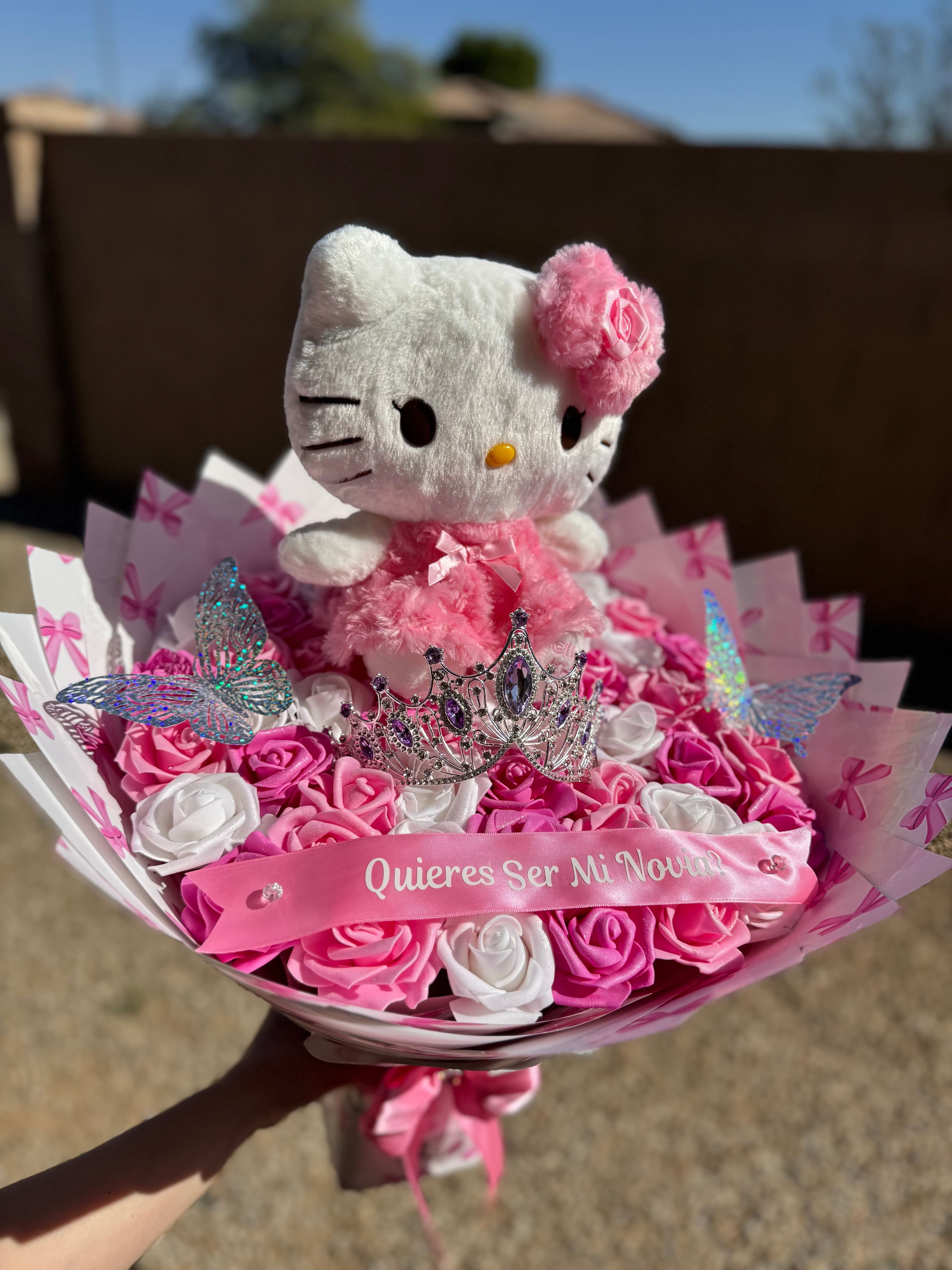50 Artificial Roses Hello Kitty - photo 2