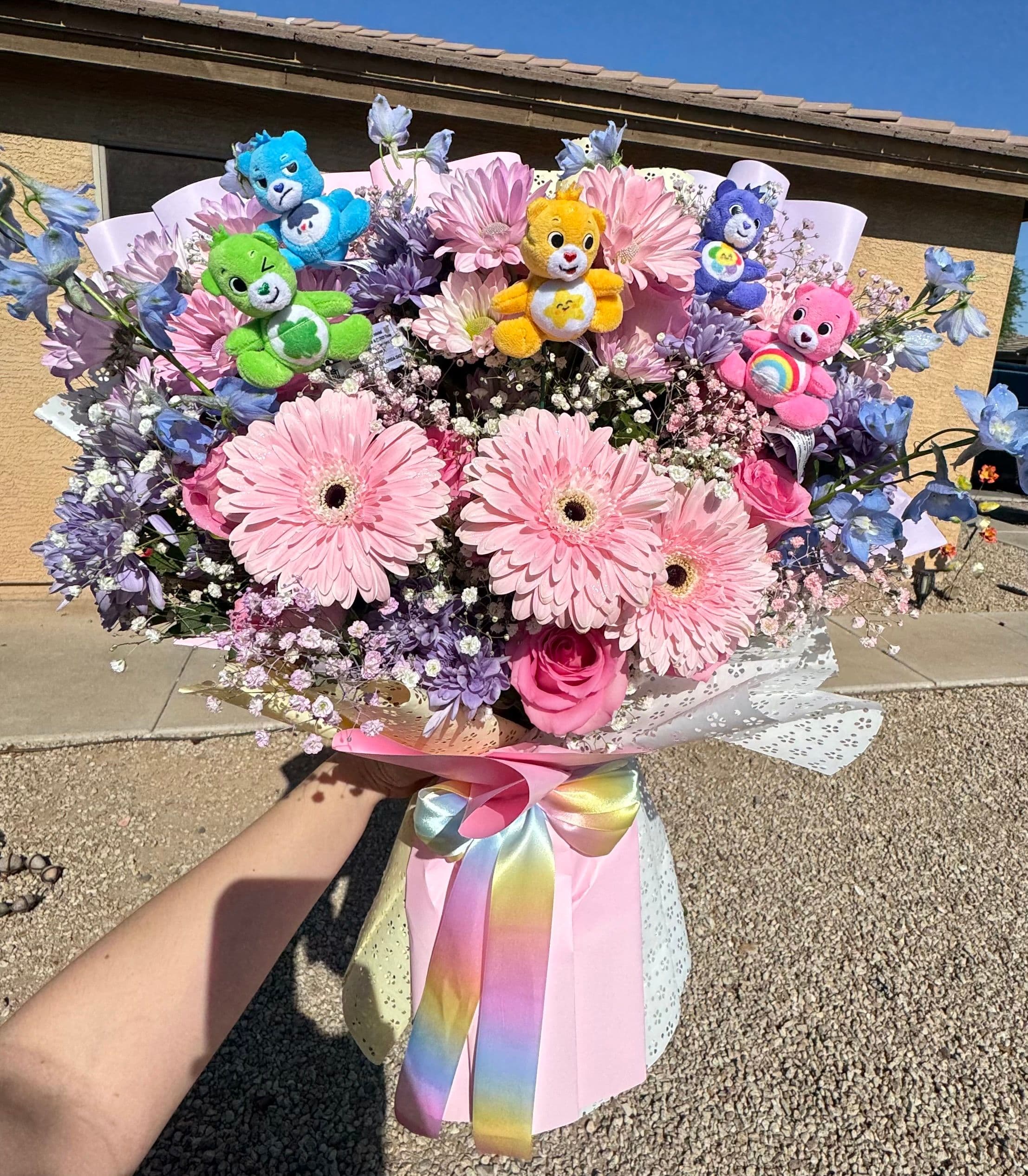 Care Bears Theme Flower Bouquet Mix Blooms - photo 1